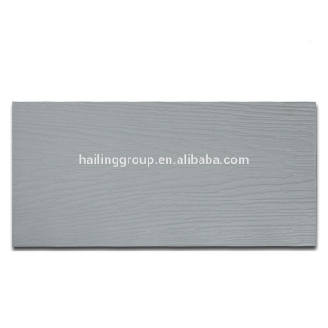 Inorganic Exterior Wall Siding Panels Wood Grain Fiber Cement Board